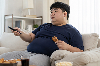 운동부족, 비만
